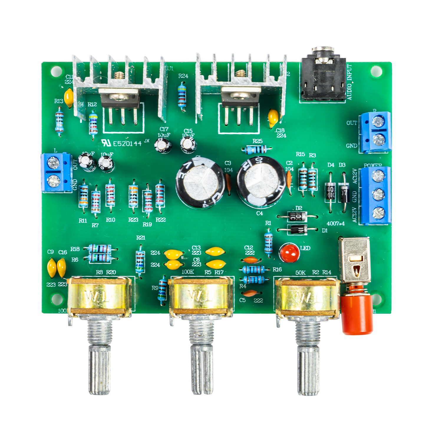 Электронный комплект двухканал – обзор и цена Diy Audio Electronics Kit