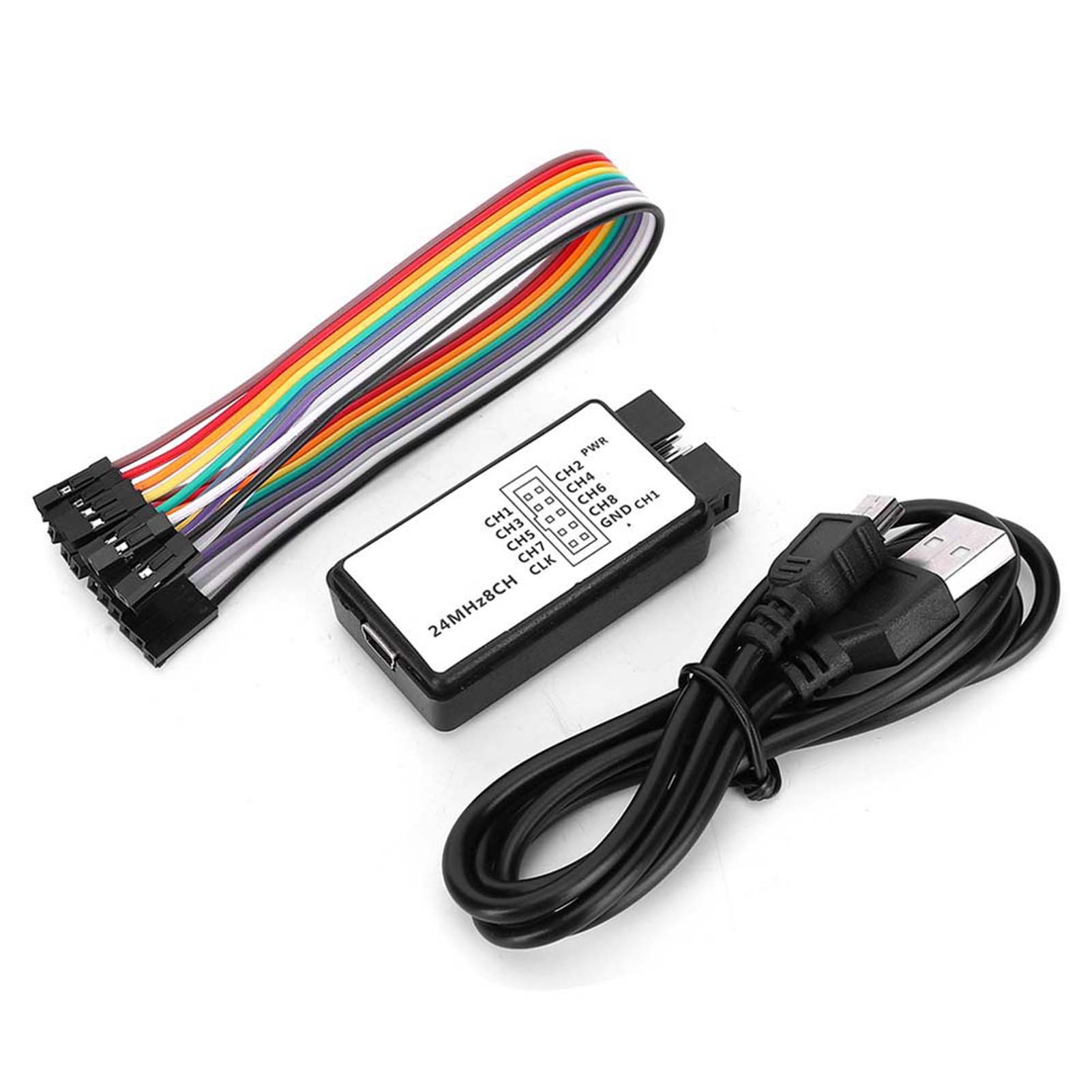 Логический анализатор 24 МГц,  – обзор и цена Logic Analyzer Usb
