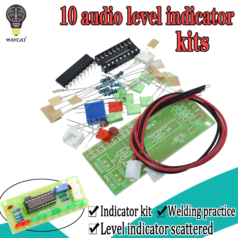LM3915 9 В-12 В постоянного то – обзор и цена Diy Audio Electronics Kit