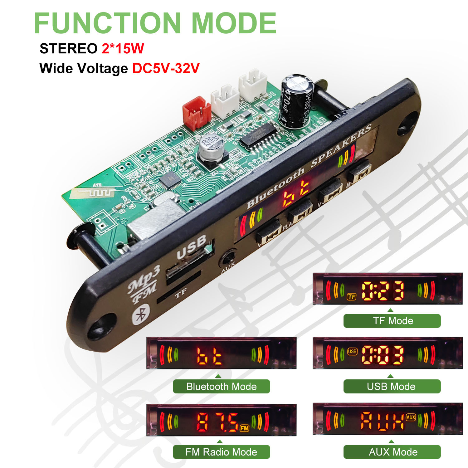 DC 5 В-32 В 30 Вт Bluetooth5.0 – обзор и цена Diy Audio Electronics Kit